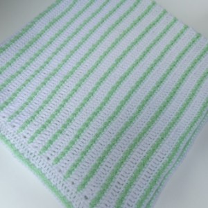 Beaded Stripes Baby Blanket