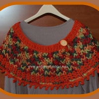 Fall Colors Ponchette by Posh Pooch Designs