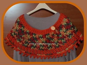 Fall Colors Ponchette by Posh Pooch Designs