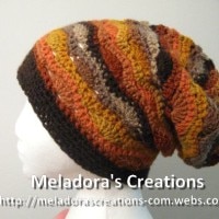 Wavy Stitch Slouch Hat by Meladora's Creations