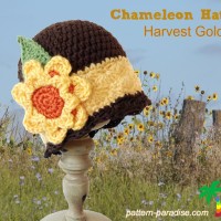 Chameleon Hat - Harvest Gold by Pattern Paradise