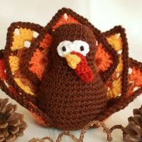Thanksgiving Turkey by Petals to Picots.