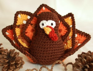 Thanksgiving Turkey by Petals to Picots.