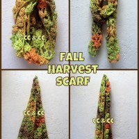 Fall Harvest Infinity Scarf by Calleigh's Clips & Crochet Creations