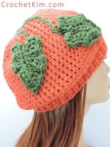 A Little Slouchy Pumpkin Hat by Crochet Kim
