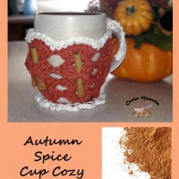 Autumn Spice Cup Cozy by Crochet Memories