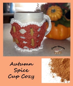 Autumn Spice Cup Cozy by Crochet Memories