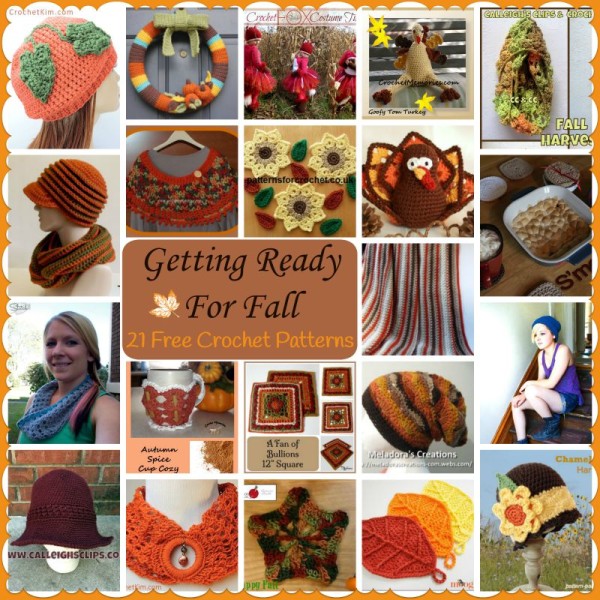 Getting Ready for Fall ~ 21 FREE Crochet Patterns