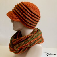Fallin' Back Hat by CrochetN'Crafts