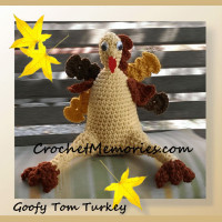 Goofy Tom Turkey by Crochet Memories
