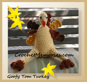 Goofy Tom Turkey by Crochet Memories