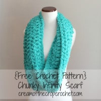 Chunky Infinity Scarf by Cream Of The Crop Crochet