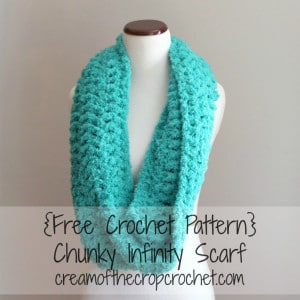 Chunky Infinity Scarf by Cream Of The Crop Crochet