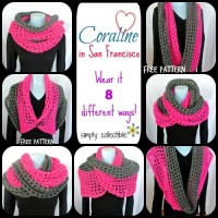 Coraline in San Francisco Cowl Wrap by Simply Collectible