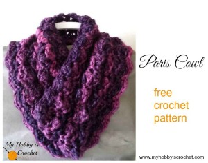 Paris Cowl by My Hobby is Crochet