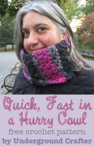 Quick, Fast in a Hurry Cowl by Underground Crafter
