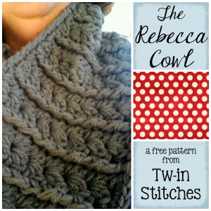 The Rebecca Cowl by Tw-in Stitches