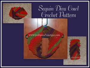 Sequin Diva Cowl by Posh Pooch Designs