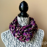 Twilight Infinity Scarf by Oombawka Design