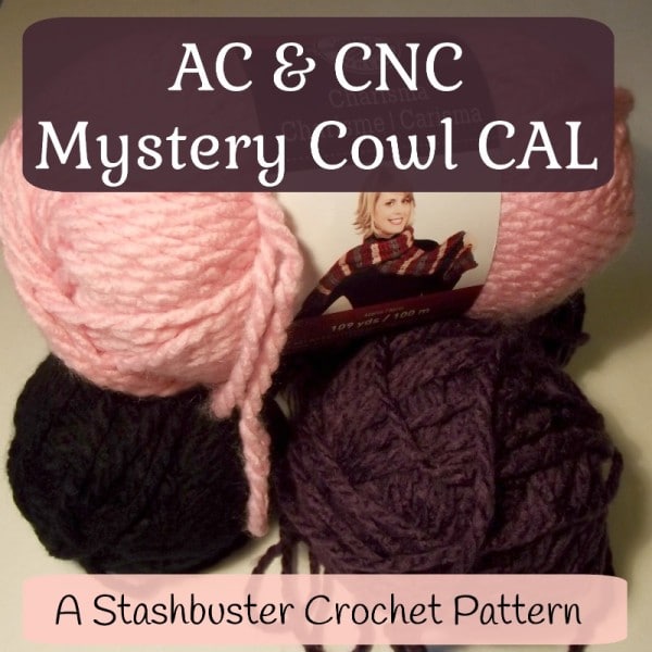 The AC & CNC Mystery Cowl CAL - Click Image for Mistie's Intro on American Crochet The AC & CNC Mystery Cowl CAL