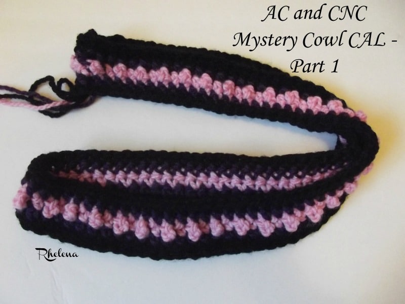 AC and CNC Mystery Cowl CAL - Part 1