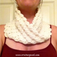 Shell Twisted Cowl Neck by Crochet Jewel