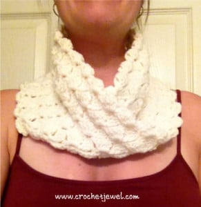 Shell Twisted Cowl Neck by Crochet Jewel