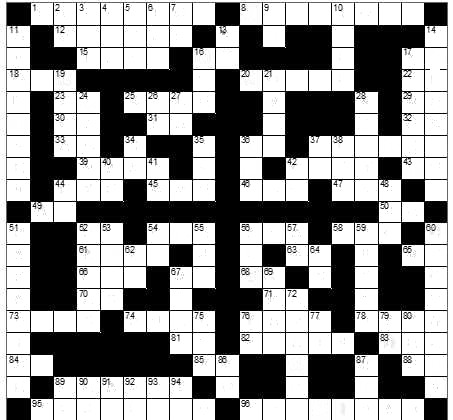 Crochet Crossword #1