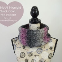 Kiss Me At Midnight Quick Cowl by The Stitchin' Mommy