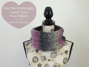 Kiss Me At Midnight Quick Cowl by The Stitchin' Mommy