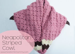 Neapolitan Striped Cowl by The Stitchin' Mommy
