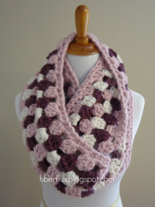 Cherries In Bloom Infinity Scarf by Fiber Flux