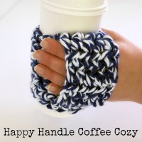 Happy Handle Coffee Cozy by Moogly
