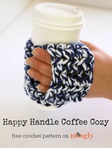 Happy Handle Coffee Cozy by Moogly