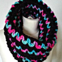 Neon Lights Cowl by My Hobby is Crochet
