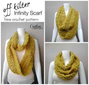 Off Kilter Infinity Scarf by Cre8tion Crochet