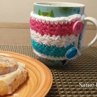 Wrapped in Stars Mug Cozy by Diane Hunt for Cre8tion Crochet