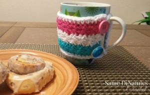 Wrapped in Stars Mug Cozy by Diane Hunt for Cre8tion Crochet