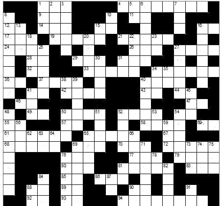 Crochet Crossword Puzzle #2
