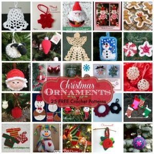 Christmas Ornaments ~ FREE Crochet Patterns