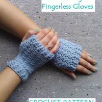 Women's Sweet Delight Fingerless Gloves by EyeLoveKnots