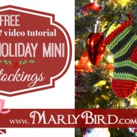 Quick Holiday Mini Stocking by Marly Bird