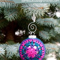 Joy! Festive Christmas Ornament Cover by Oombawka Design