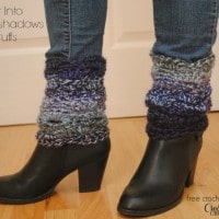 Sunset Into Moonshadows Boot Cuffs by Cre8tion Crochet