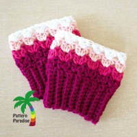 Sweetheart Boot Cuffs by Pattern Paradise