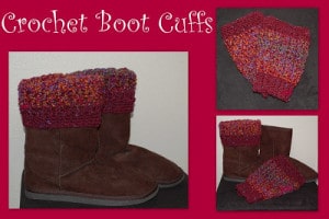 Crochet Boot Cuffs by Posh Pooch Designs