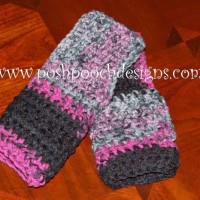 World's Easiest Fingerless Gloves by Posh Pooch Designs
