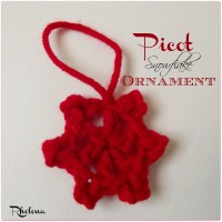 Picot Snowflake Ornament by CrochetNCrafts