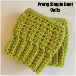 Pretty Simple Boot Cuffs by CrochetN'Crafts