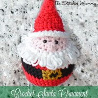 Santa Ornament by The Stitchin' Mommy